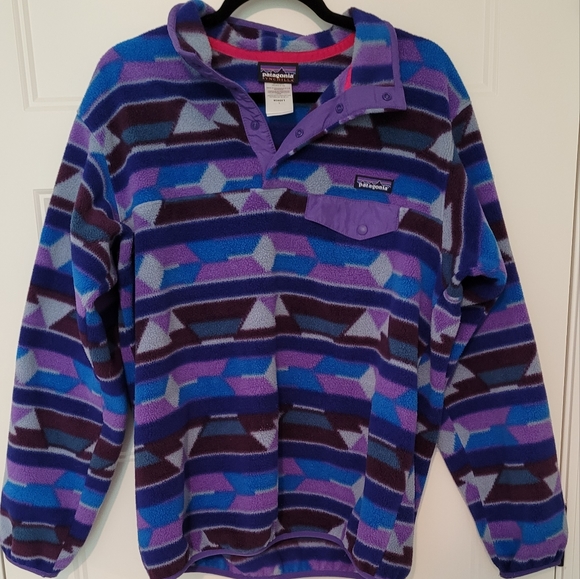 Patagonia Tops - Vintage Patagonia Synchilla women's L geometric fleece